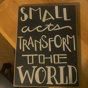 Wooden sign 10x8 by Collin’s painting